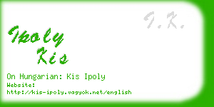 ipoly kis business card